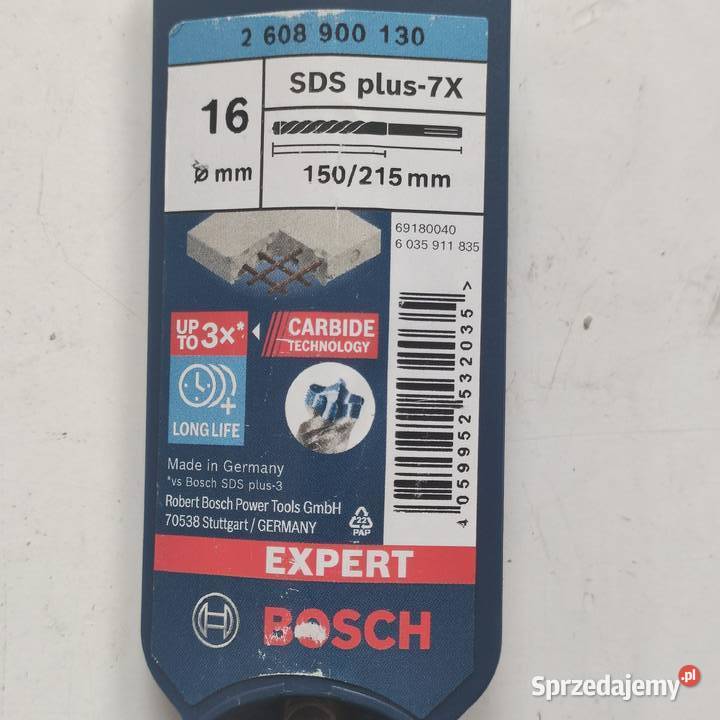 BOSCH NIEBIESKI AKCESORIA 2608900130 Wiertło