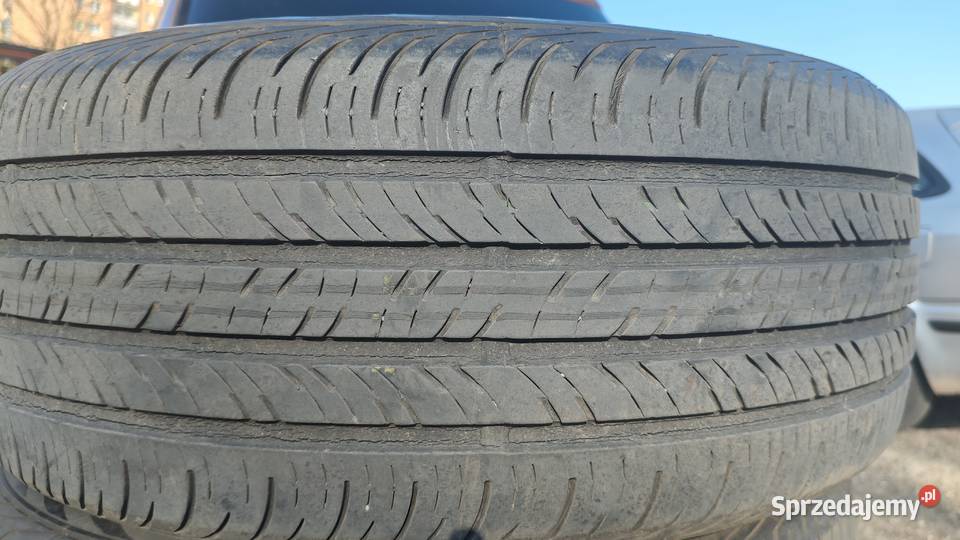 Opony całoroczne 235x55x17 Continental używane 17cale mazowieckie Warszawa