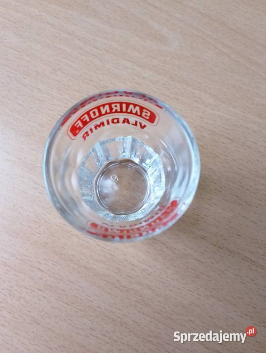 Kultowy szklany kieliszek do wódki SMIRNOFF wielkopolskie Złotniki
