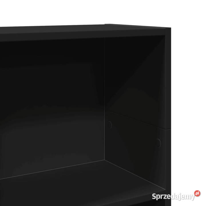 Regał czarny 40x24x109 materiał drewnopochodny mazowieckie Warszawa