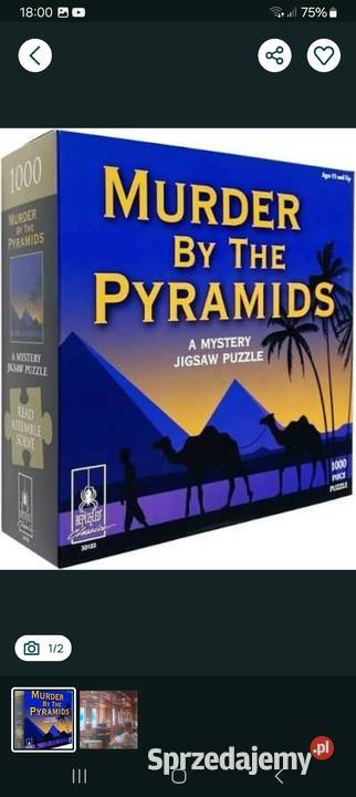 Morderstwo w cieniu piramid puzzle 1000