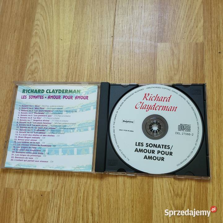 38Richard Clayderman na płytach CD Bydgoszcz