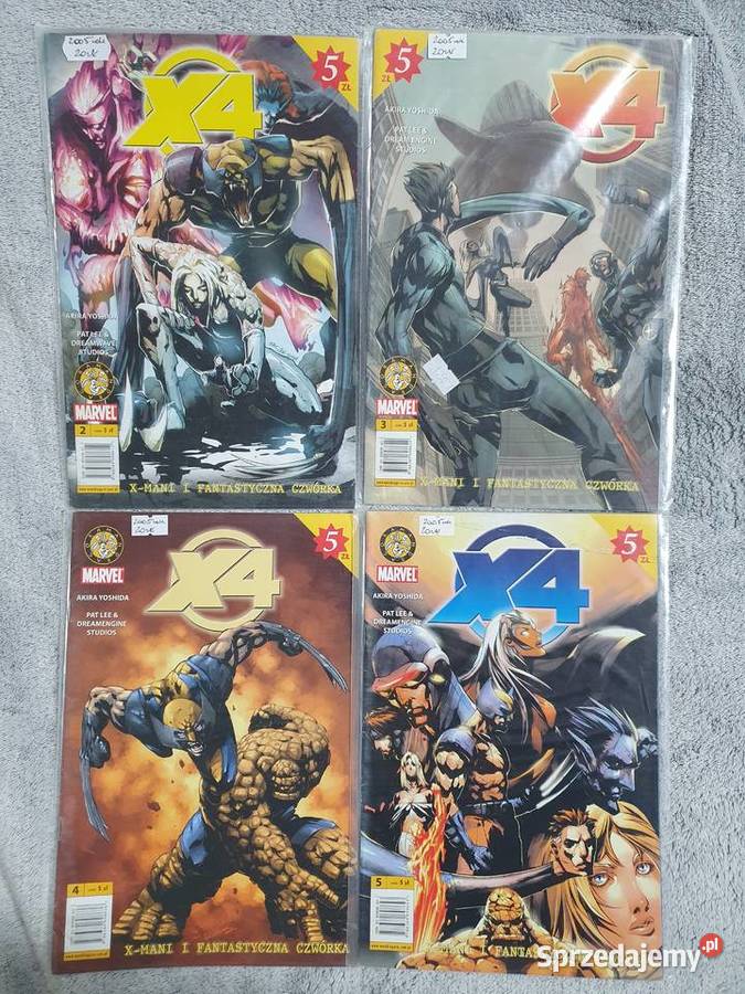 X4 XMani i Fantastyczna Czwórka zestaw 4 Gdynia sprzedam