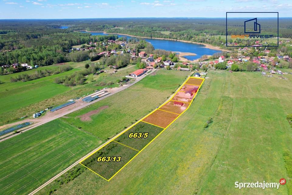 Działki z warunkami zabudowy jeziora i lasów 31m Świętajno sprzedam