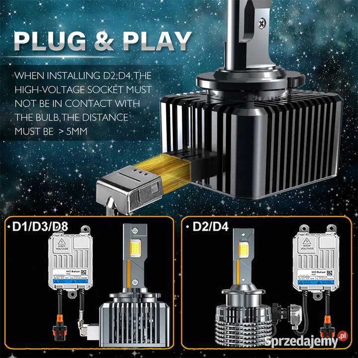 Żarówki LED D1S D3S NOWE lubelskie Lublin