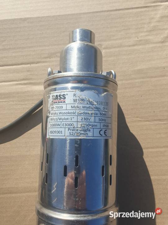 POMPA ŚRUBOWA GŁĘBINOWA DO WODY 1000 W Bass Imielin