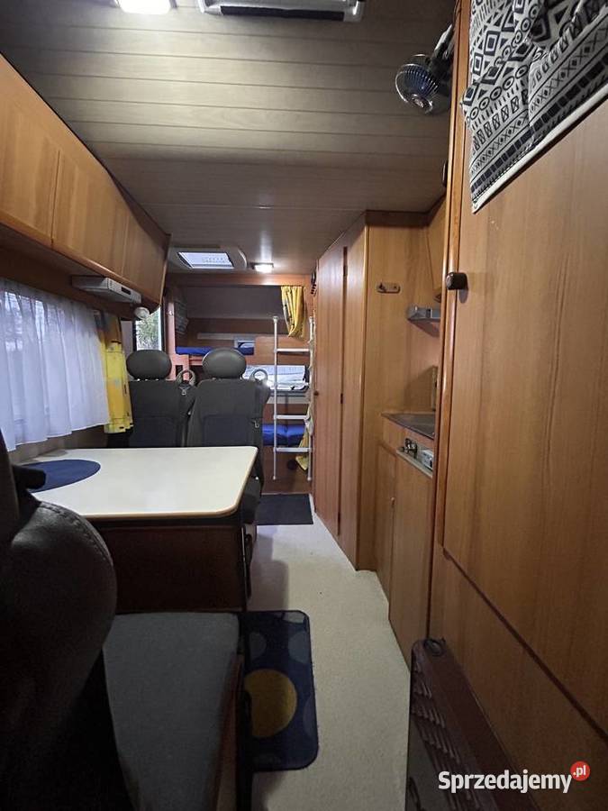 Kamper Fiat ducato 19turbo łóżka piętrowe Jastrzębie-Zdrój sprzedam