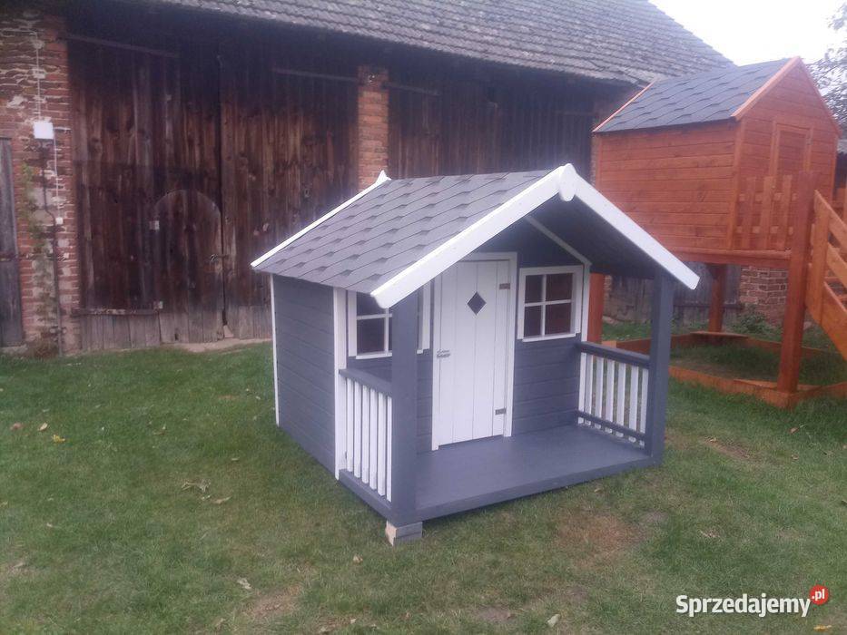 Drewniany domek dzieci Przedmość