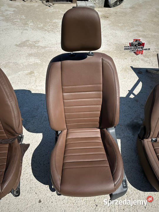 FOTELE Oryginalne Zestaw Skóra KOMPLET Mercedes warmińsko-mazurskie Pasłęk