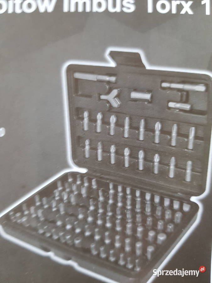 BITY KOŃCÓWKI TORX IMBUS DO WKRĘTARKI ZESTAW 100