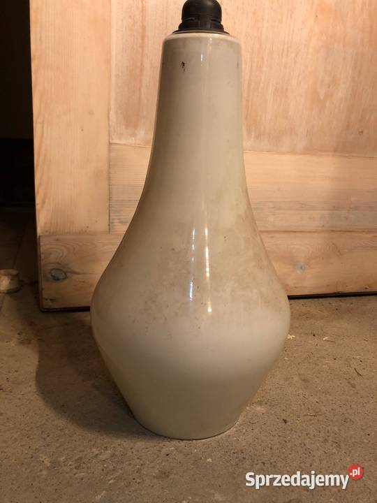 Wysoki szklany klosz kropla wody z otworem Poznań sprzedam