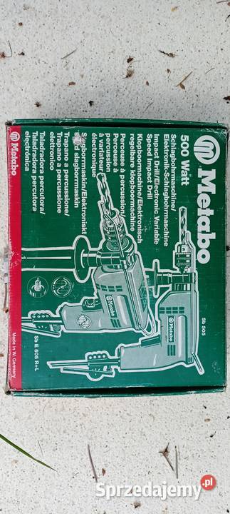 Metabo SB E 505 RL wiertarka udarowa o mocy 500 Wiertarki i wkrętarki