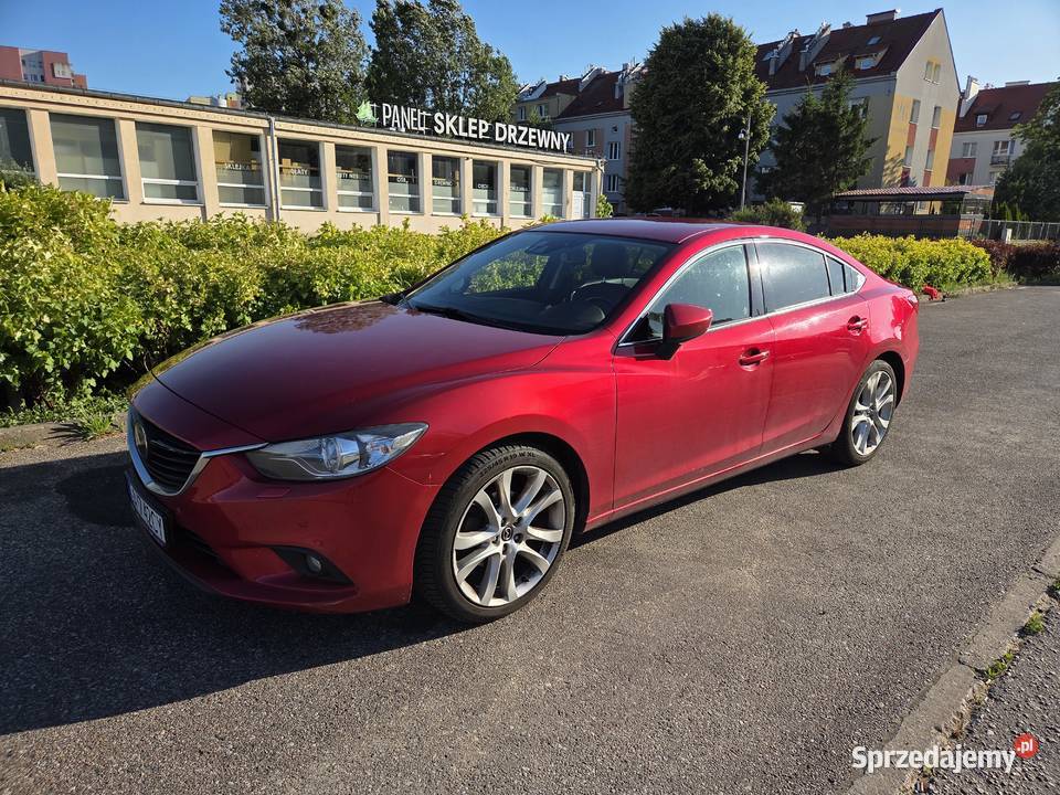 Mazda 6 2014 25 Benzyna Sedan SkyPassion Salon skórzana tapicerka Gdańsk