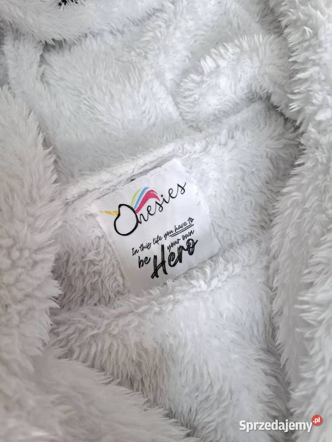 Puszysty szlafrok panda Onesies miękki ciepły