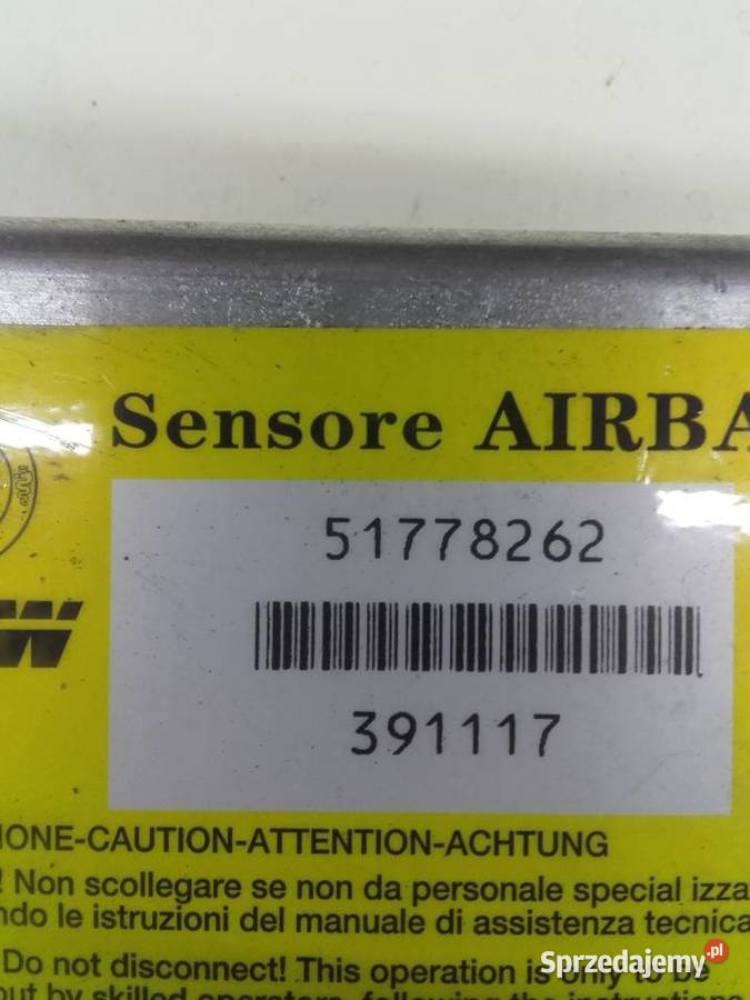 Fiat Panda II sensor airbag moduł poduszek osobowe Łódź
