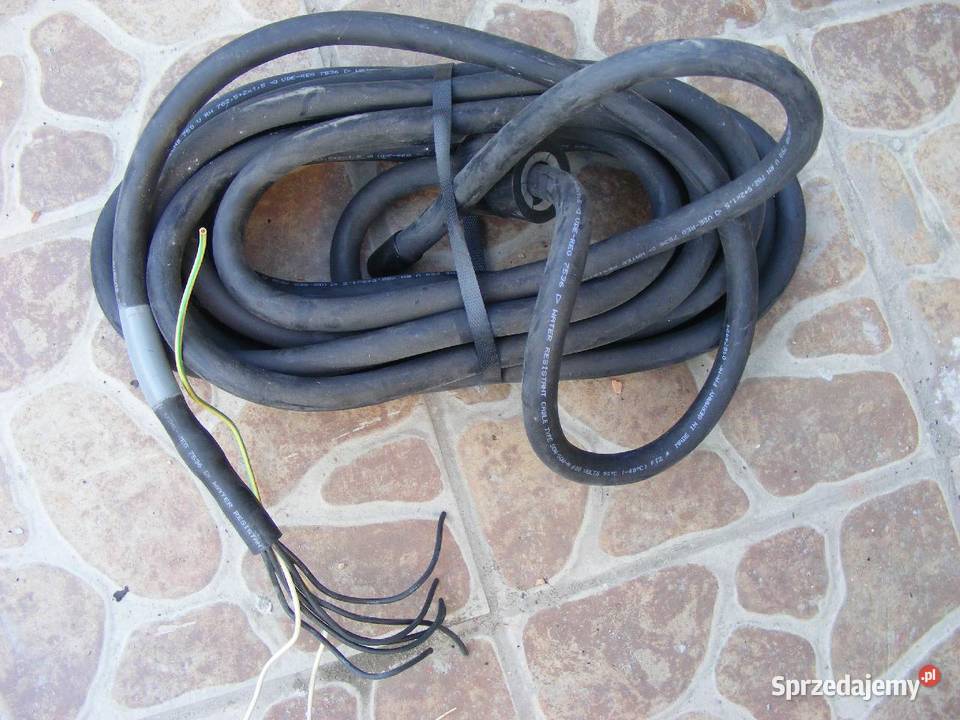 Nowy kabel miedź 14 metrów do pomp głębinowych Wrocław