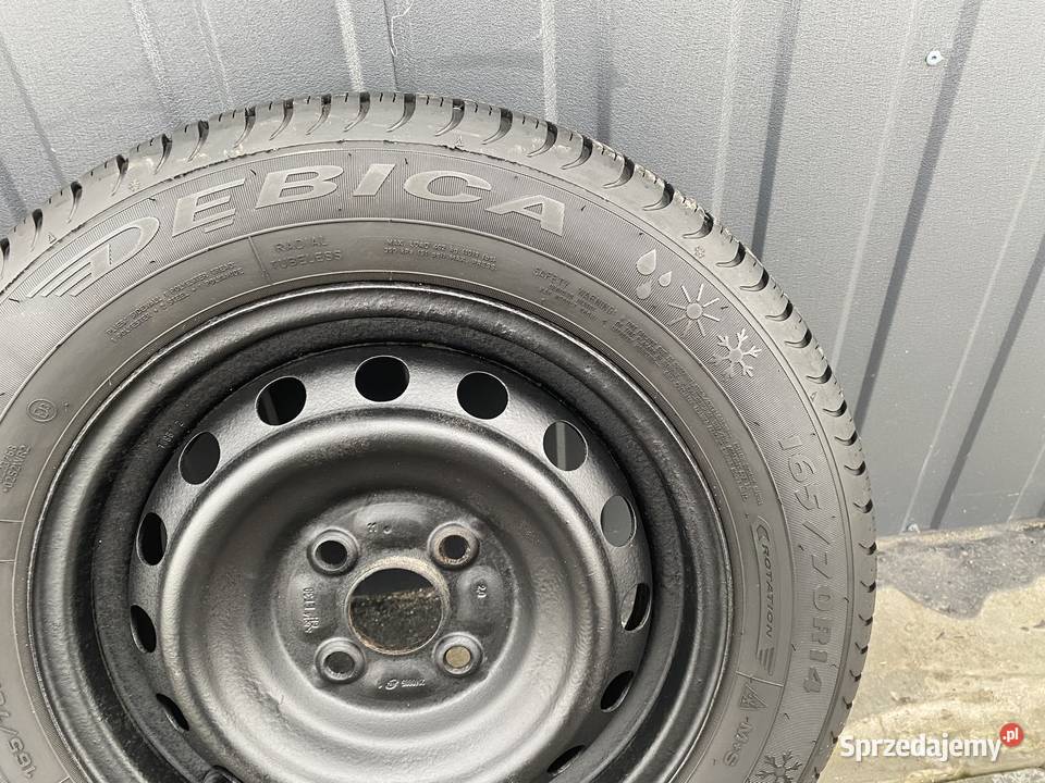 Koła stalowe Wielosezon 4x100 Toyota Yaris 16570 165 Zamość sprzedam