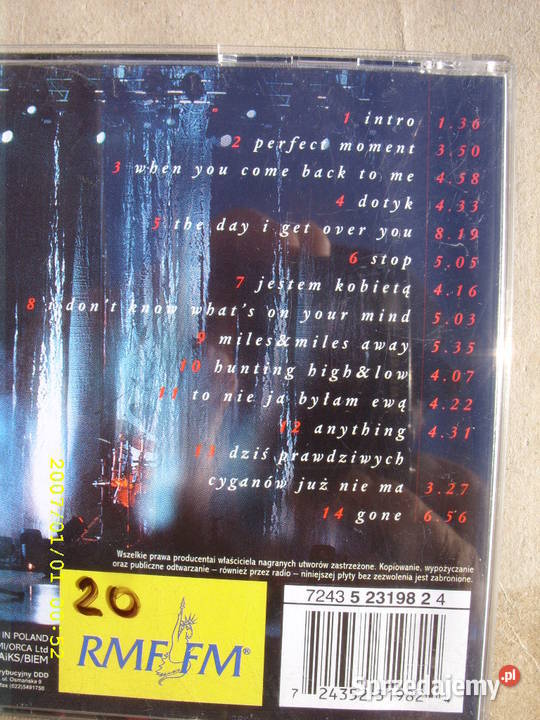 Pop cd EDYTA GORNIAK Intro dolnośląskie Wołów