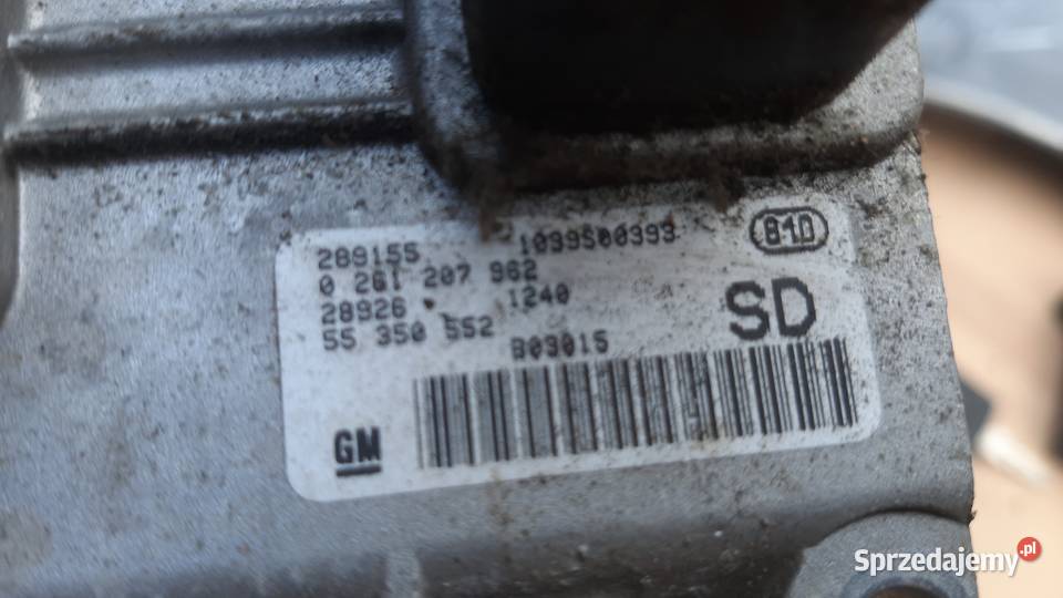 zestaw startowy Opel Corsa C 12 55350552 osobowe Dębno