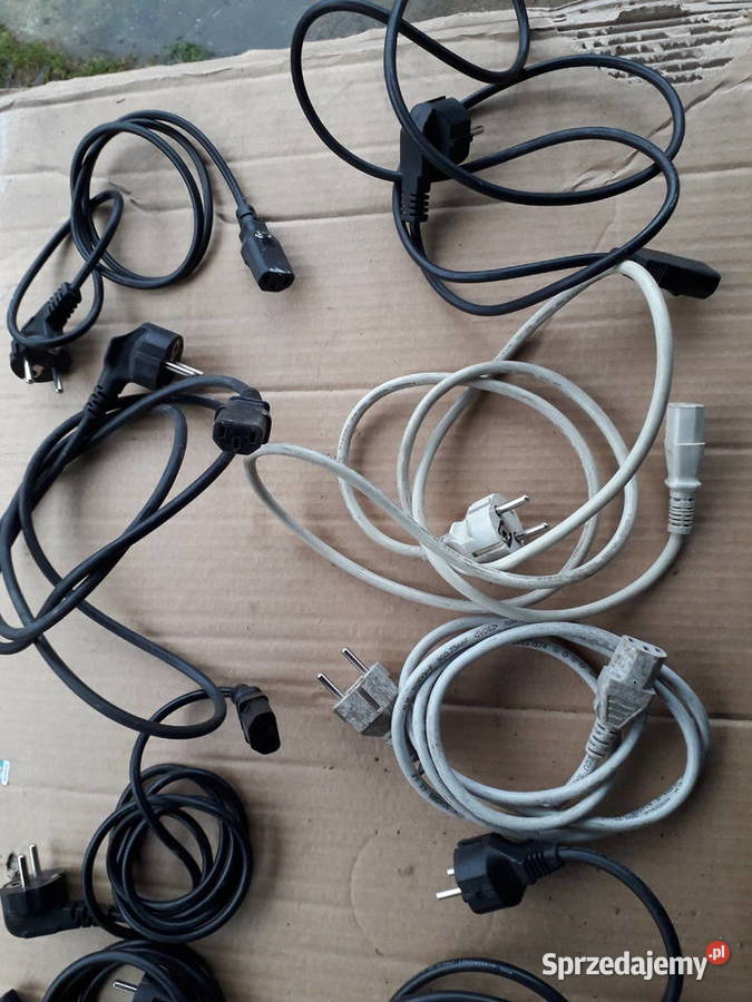 Kabel zasilający do komputera drukarki komputer sprzedam