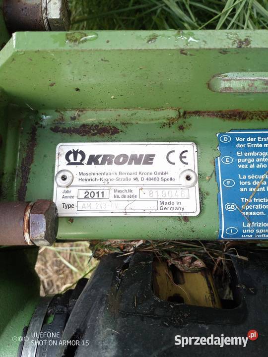 Sprzedam kosiarka dyskowa krone Kosiarki Grajewo sprzedam