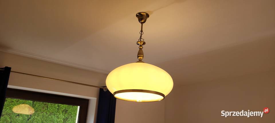 Złota lampa sufitowa Lampy wiszące Kraków