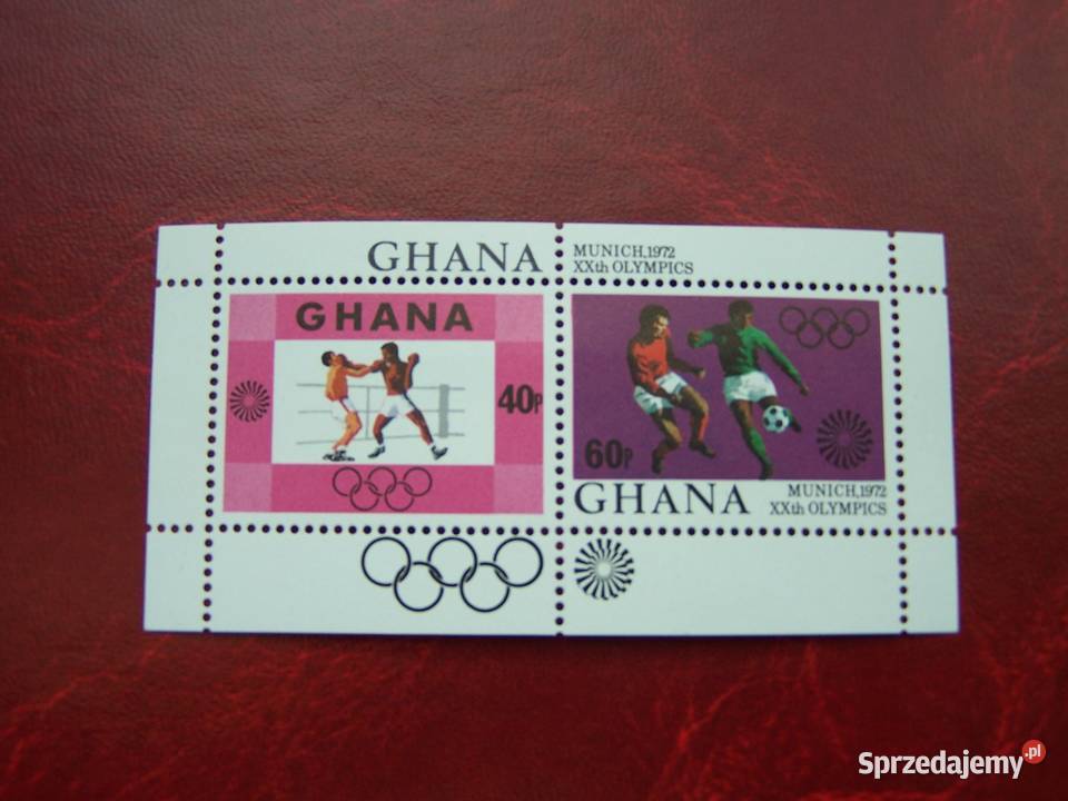 Ghana 1972 MNH Olimpiada Monachium 72 Sport Tychy