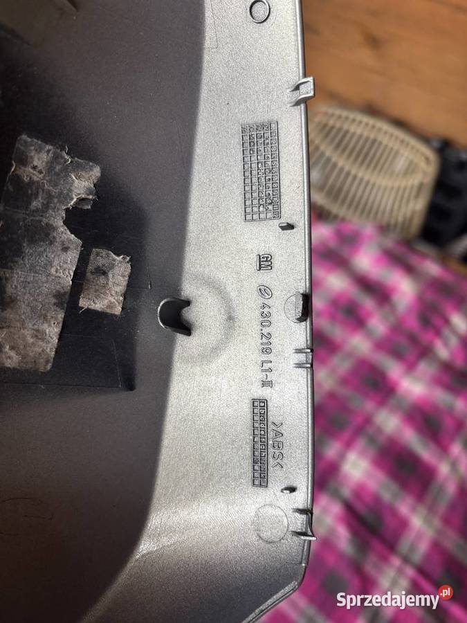 Nakładka na lusterko srebrna astra h 3 generacji