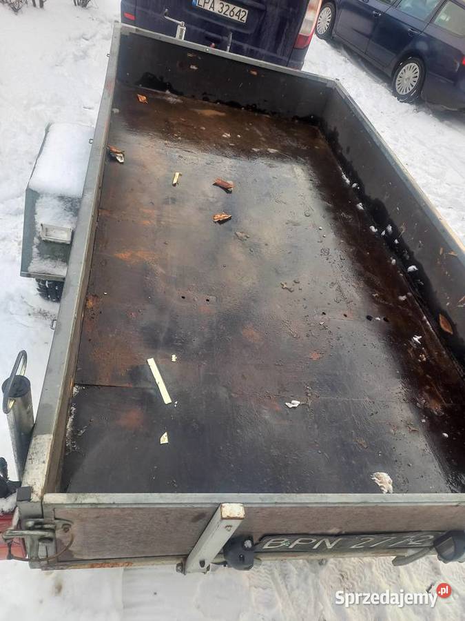 Sprzedam przyczepkę sprowadzono ładowność 1000 Czeberaki sprzedam