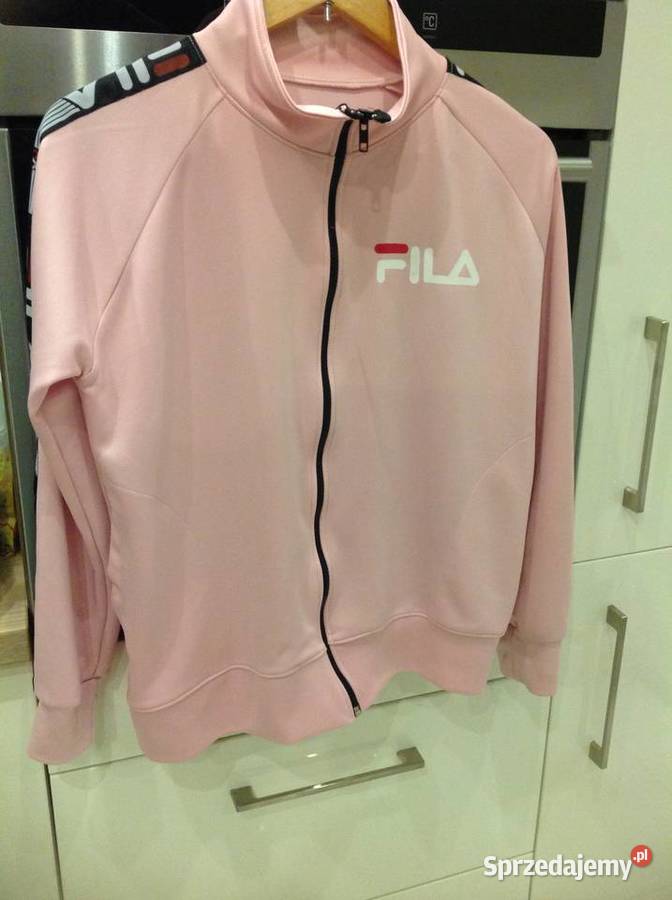 Bluza Dresowa Damska FILA L Różowa Moda i Styl Nowa Sól