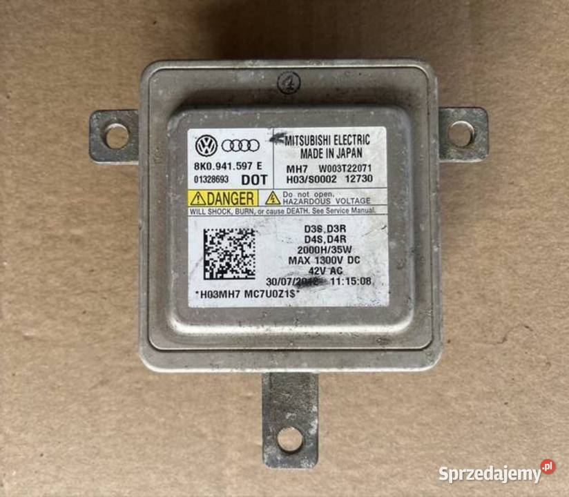AUDI A5 A4 B8 PRZETWORNICA XENON 8K0941597E Przetwornice