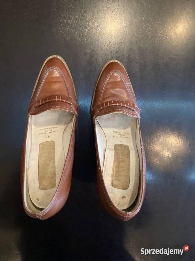 Buty czółenka jasny brąz Made in Austria sprzedam