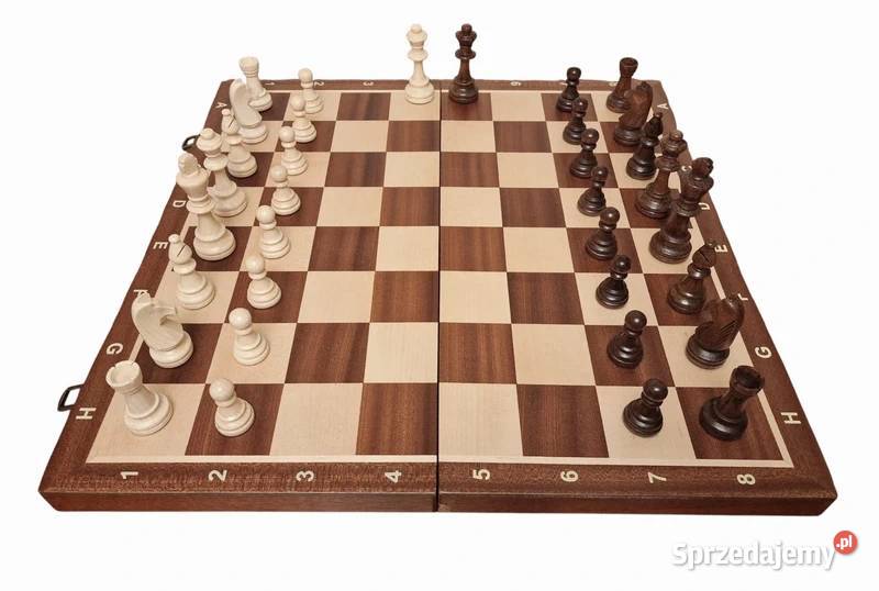 ACH Turniejowe szachy Staunton 6 52x52 król 98mm pomorskie Kowale