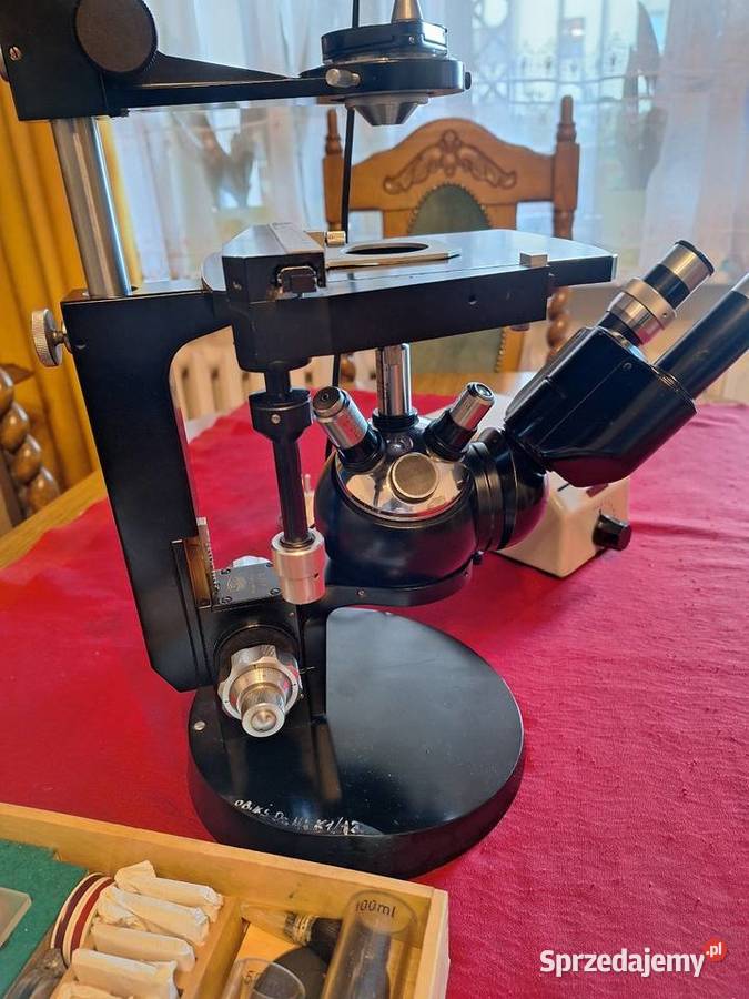 Mikroskop PZO Odwrócony Piła