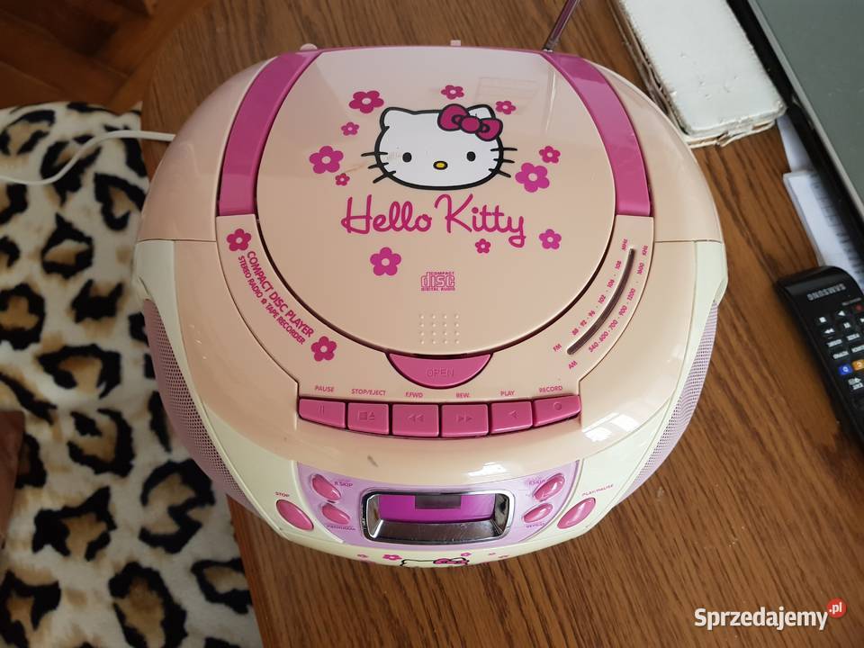Hello Kitty compakt radio magnetofon 3w1 Pozostałe Warszawa