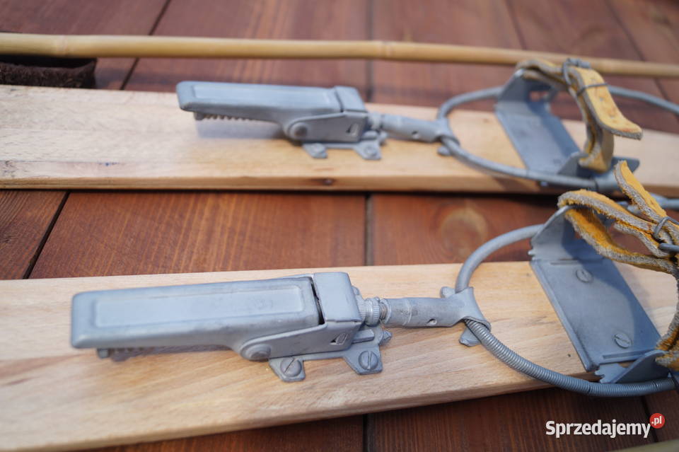 Stare narty dziecięce 100 kijki Pruchnik