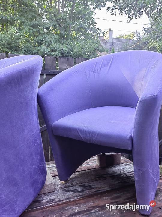 Fotel Tapicerowany Niebieski Jadwisin