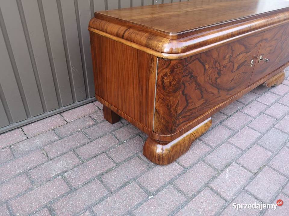 Komoda ARTDECO Orzech RTV Niska Stara Antyk wielkopolskie