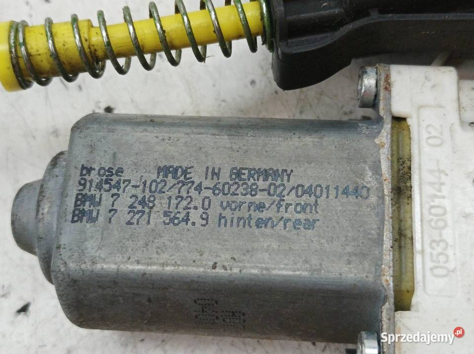 MECHANIZM SZYBY PRAWY PRZÓD EU 911799 Bmw Seria