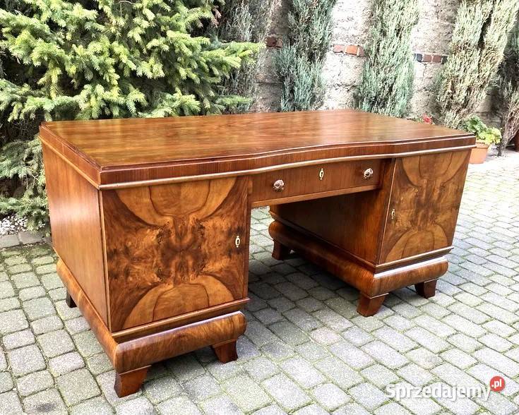 Biurko dwustronne ART DECO lat 20te Renowacji mazowieckie sprzedam