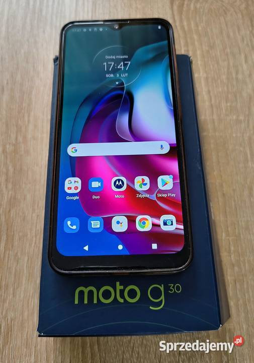 Smartfon Motorola Moto G30 6128GB stan Koszalin