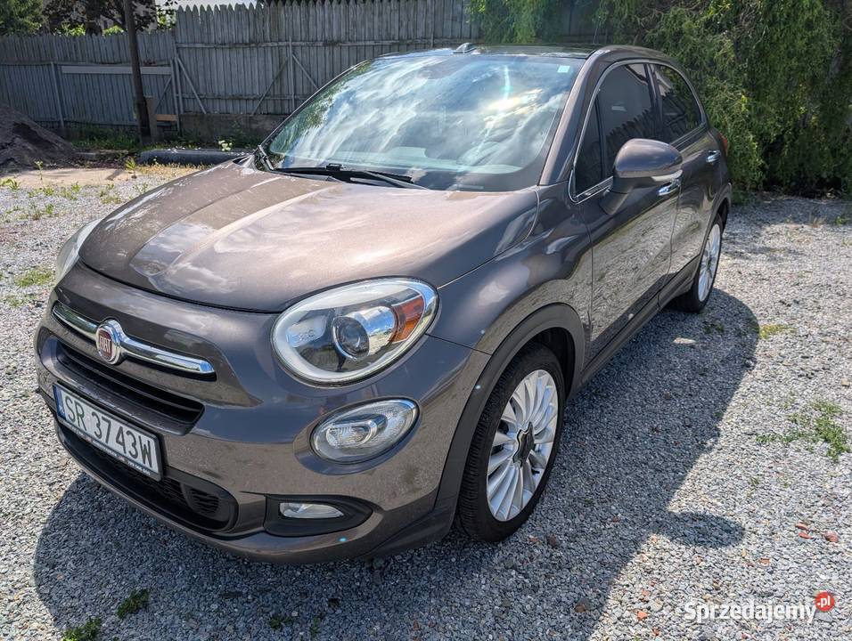 Śliczny Fiat 500X Lounge 24 MultiAir 180 benzyna 2368cm3 śląskie Rybnik