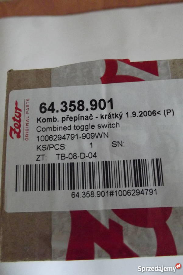 Przełącznik kierunkowskazów Zetor Proxima