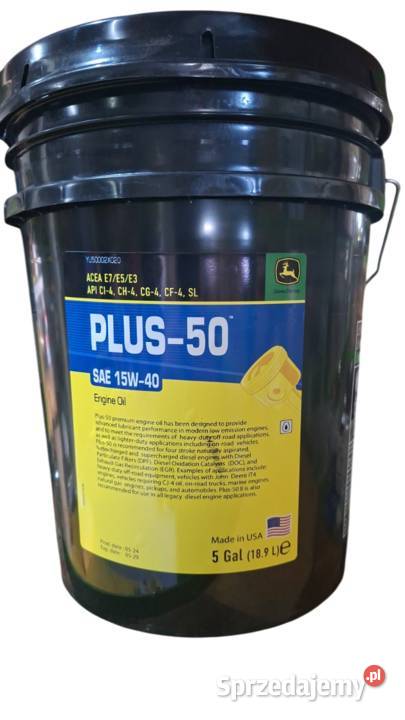 Olej silnikowy PLUS 50 II 15W40 John Deere 189 l