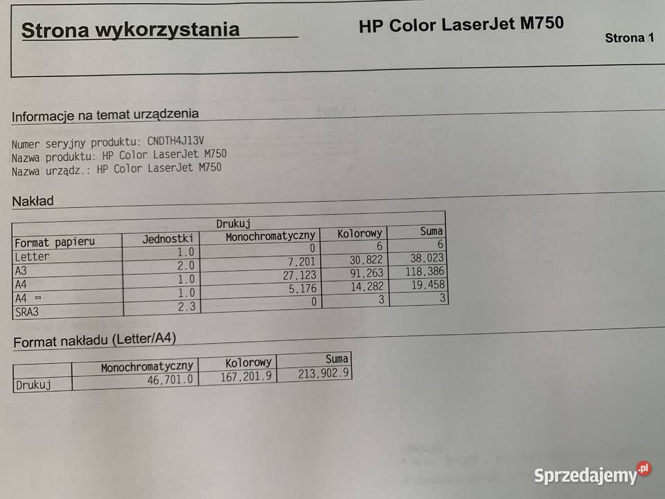 Drukarka HP podkarpackie Kobylany
