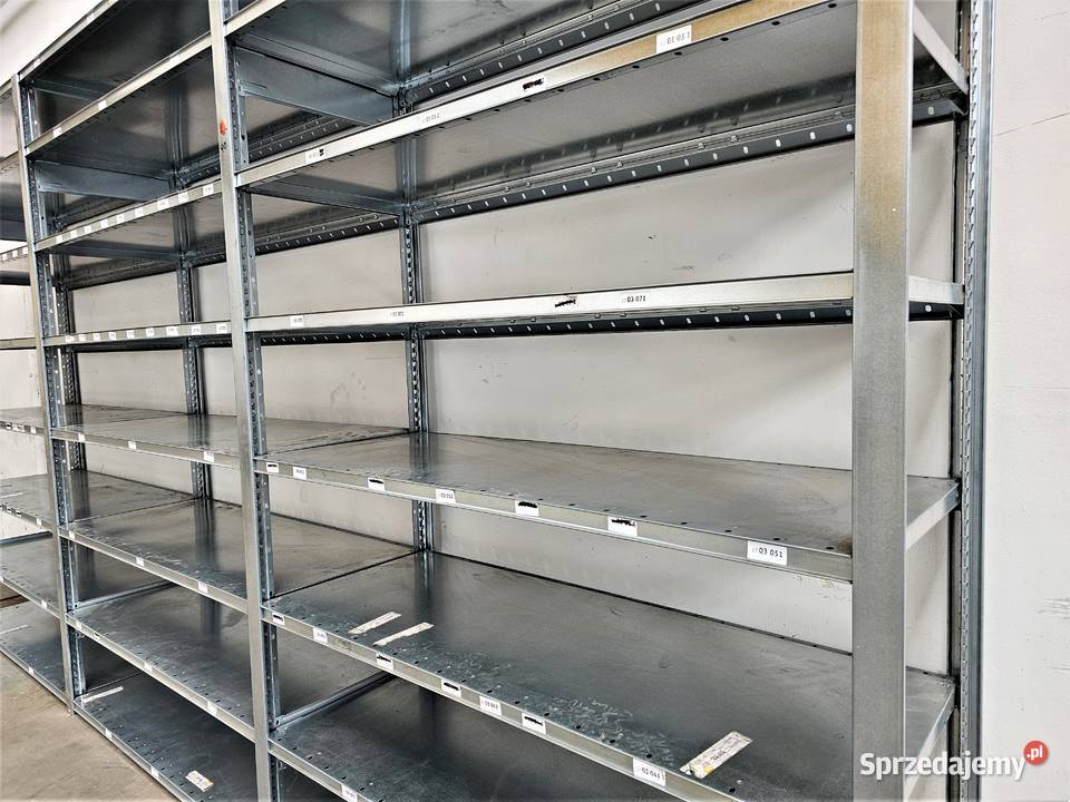 Regał Magazynowy 50x210x39324p Metalowy Ocynk dolnośląskie Dzierżoniów