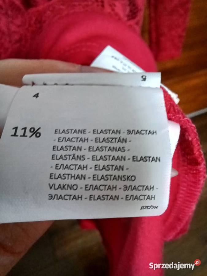 Czerwona koronkowa sukienka Cropp rozmiar S bez podkarpackie Rzeszów sprzedam