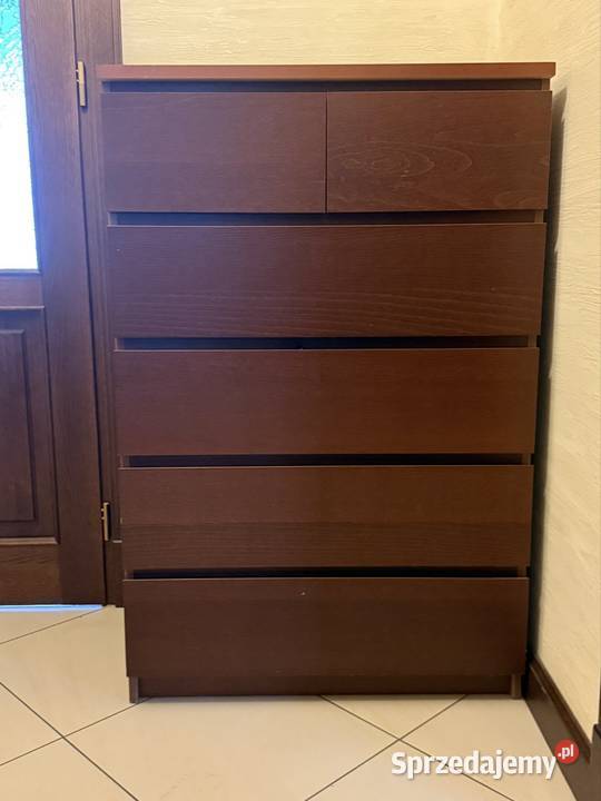 Komoda Malm Ikea 6 szuflad Skrzynki