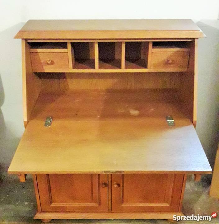 Komoda Sekretarzyk stary PRL 42cm śląskie Katowice