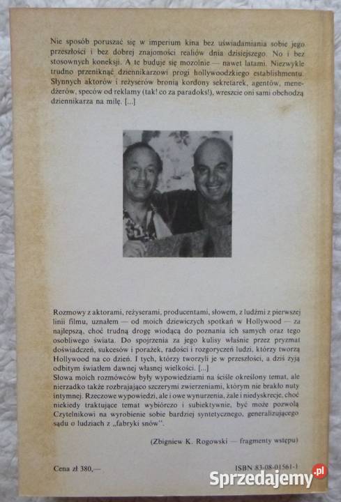 Ci z Hollywood Zbigniew K Rogowski Warszawa
